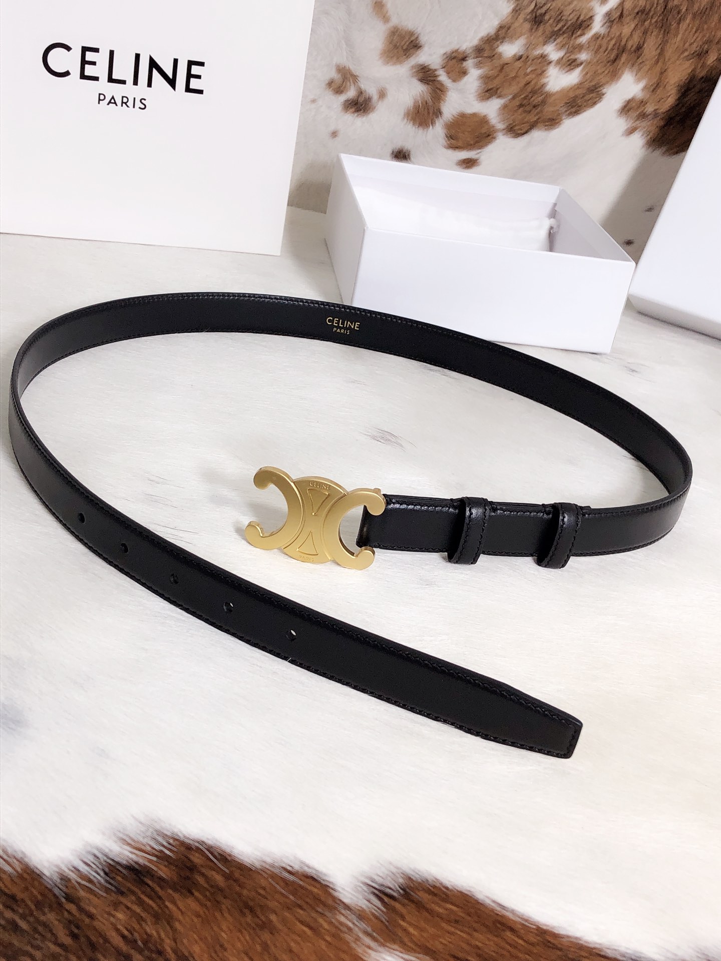 Cheap 2020 Cheap 2.5cm Width Celine Belts # 227438,$45 [FB227438 ...
