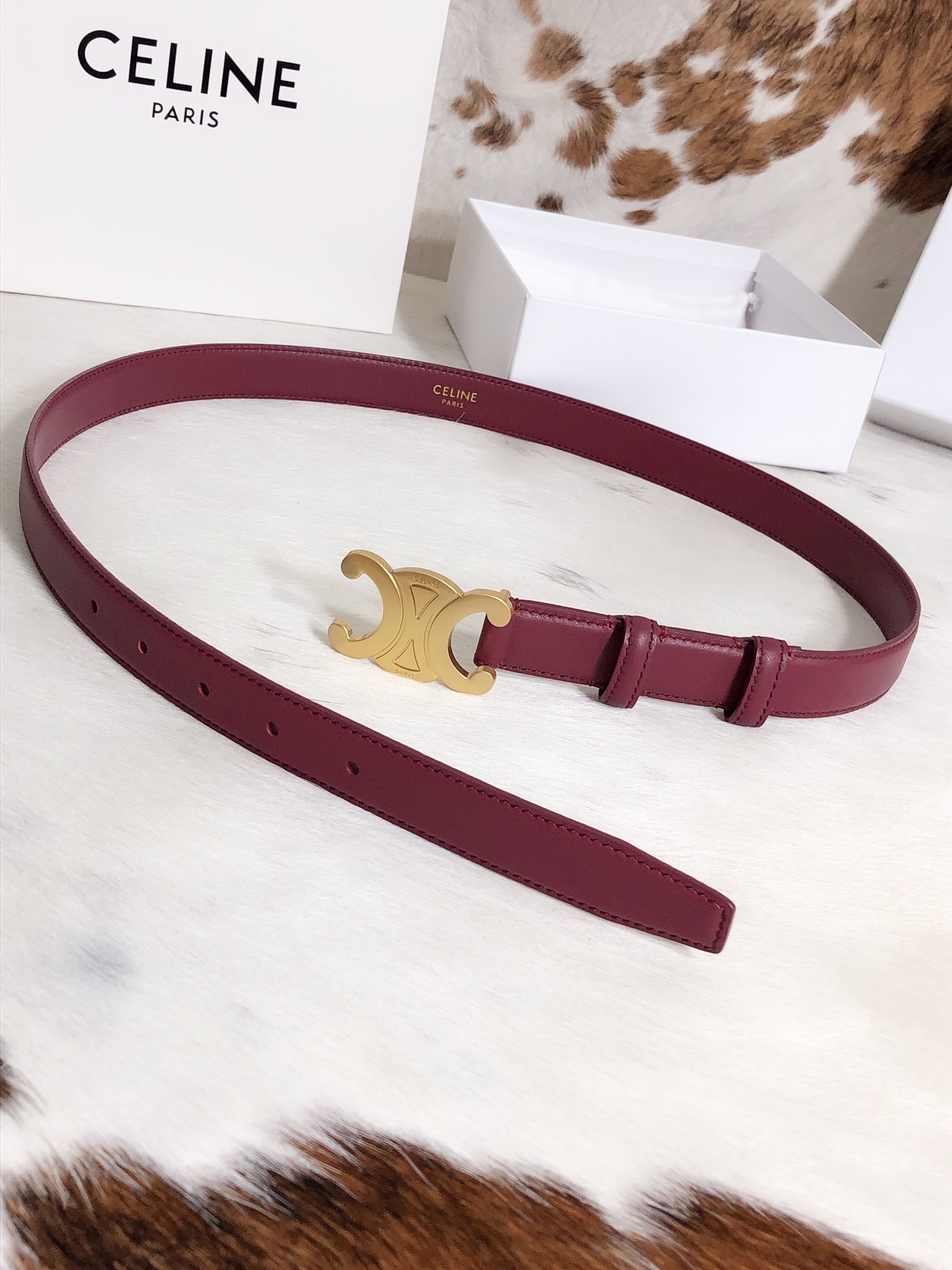 Cheap 2020 Cheap 2.5cm Width Celine Belts # 227440,$45 [FB227440 ...