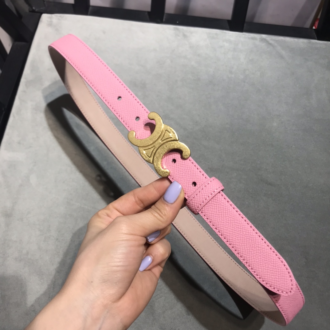 Cheap 2020 Cheap 2.5cm Width Celine Belts 227447,45 [FB227447