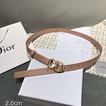 2020 Cheap Dior 2.0cm Width Belts # 226327, cheap Dior Belts