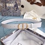 2020 Cheap Dior 3.0cm Width Belts # 226355, cheap Dior Belts