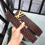 2020 Cheap Louis Vuitton 3.8cm Width Belts # 226752, cheap LouisVuitton Belts