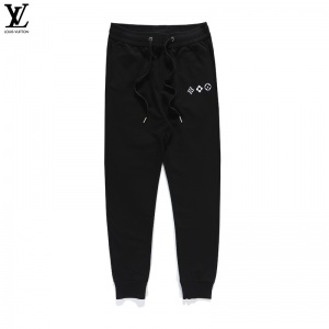 $35.00,2020 Cheap Louis Vuitton Hobo Flower Embroidered Drawstring Sweatpants For Men # 228599