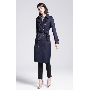 $120.00,2020 Burberry Chelsea Long Cotton Gabardine Trench Coat For Women # 228702