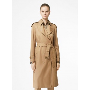 $120.00,2020 Burberry Chelsea Vintage Cotton Gabardine Trench Coat For Women # 228706