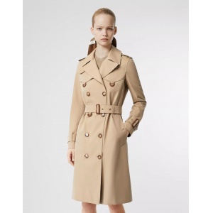 $120.00,2020 Burberry Chelsea Vintage Cotton Gabardine Trench Coat For Women # 228707