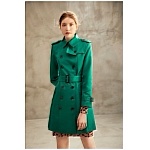 2020 2020 Burberry Green Classic Double Breasted Coat For Women # 228715