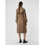 2020 2020 Burberry Classic Vintage Check Double Breasted Coat For Women # 228718, cheap Burberry Coats