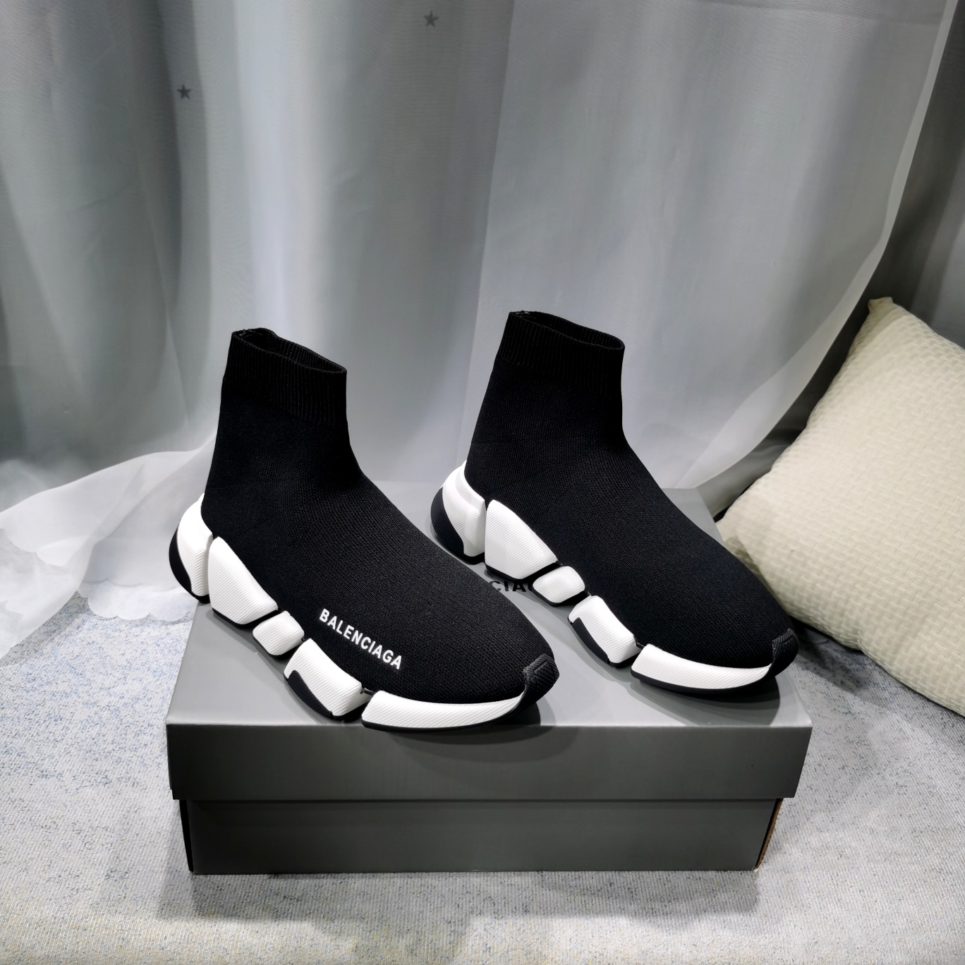 Cheap 2020 Balenciaga Speed Sock Stretch Knit Sneakers Unisex # 231909 ...