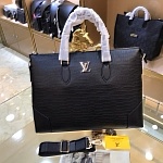 Louis Vuitton Croc Embossed Leather Brief Case For Men # 232692