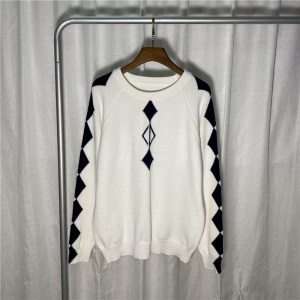 $40.00,Dior Rhombus Graphic Sweaters Unisex  # 233313