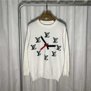 $45.00,Louis Vuitton Clock Graphic Design Knit Sweaters For Men # 233347