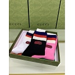 Gucci Logo Cotton Socks Set 5 Pairs # 233501, cheap Socks