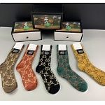 Gucci Logo Cotton Socks Set 5 Pairs # 233511