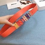 2021 Moschino 4.0cm Width Belts  # 236214, cheap Moschino Belts