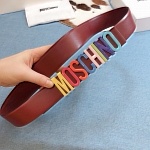 2021 Moschino 4.0cm Width Belts  # 236215, cheap Moschino Belts