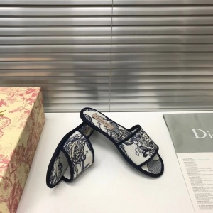 $45.00,2021 Dior Real Leather Sole Slippers For Women # 237854