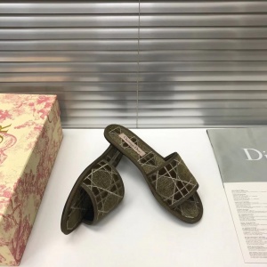 $45.00,2021 Dior Real Leather Sole Slippers For Women # 237858