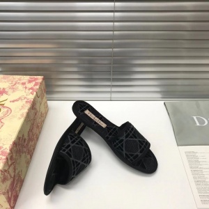 $45.00,2021 Dior Real Leather Sole Slippers For Women # 237859
