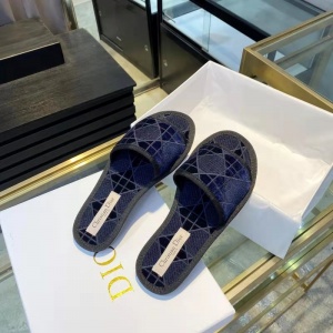 $45.00,2021 Dior Real Leather Sole Slippers For Women # 237869