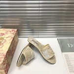 2021 Dior Real Leather Sole Slippers For Women # 237852