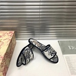 2021 Dior Real Leather Sole Slippers For Women # 237854