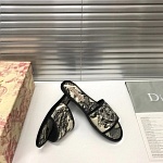 2021 Dior Real Leather Sole Slippers For Women # 237856