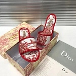 2021 Dior Real Leather Sole Slippers For Women # 237863, cheap Dior Slippers