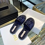 2021 Dior Real Leather Sole Slippers For Women # 237869