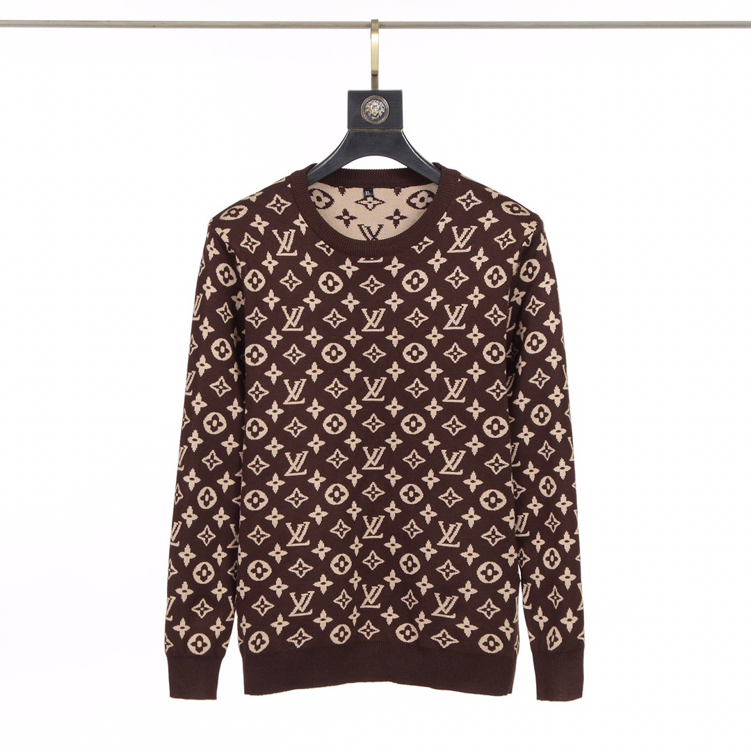 Cheap 2021 Louis Vuitton Monogram Knit Sweaters For Men # 242090,$42 ...