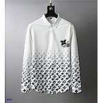Louis Vuitton Monogram Motif Long Sleeve Shirts For Men in 243357, cheap Louis Vuitton Shirts