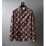 Louis Vuitton Long Sleeve Shirts For Men in 243375