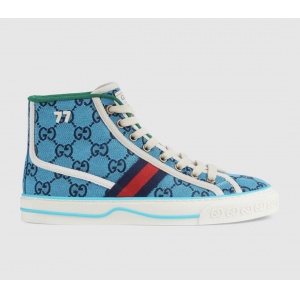 $89.00,2021 Gucci GG Canvas High Top Sneakers Unisex # 244961