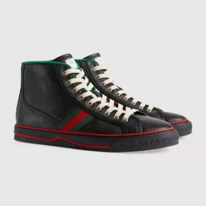 $89.00,2021 Gucci GG Canvas High Top Sneakers Unisex # 244971