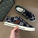 2021 Gucci Tennis Logo Embroidered Sneakers Unisex # 244932