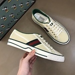 2021 Gucci Tennis Logo Embroidered Sneakers Unisex # 244933
