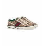 2021 Gucci Tennis Logo Embroidered Sneakers Unisex # 244934
