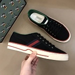 2021 Gucci Tennis Logo Embroidered Sneakers Unisex # 244935