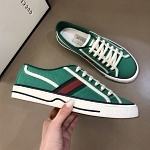 2021 Gucci Tennis Logo Embroidered Sneakers Unisex # 244940