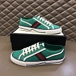2021 Gucci Tennis Logo Embroidered Sneakers Unisex # 244940, cheap Low Top
