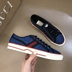 2021 Gucci Tennis Logo Embroidered Sneakers Unisex # 244942