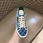 2021 Gucci Tennis Logo Embroidered Sneakers Unisex # 244943, cheap Low Top