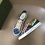 2021 Gucci Tennis Logo Embroidered Sneakers Unisex # 244944, cheap Low Top
