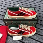 2021 Gucci Tennis Logo Embroidered Sneakers Unisex # 244946