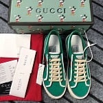 2021 Gucci Tennis Logo Embroidered Sneakers Unisex # 244947, cheap Low Top