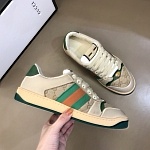 2021 Gucci Screener Leather Sneakers Unisex # 244953