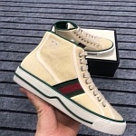 2021 Gucci GG Canvas High Top Sneakers Unisex # 244959