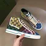 2021 Gucci GG Canvas High Top Sneakers Unisex # 244963