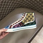2021 Gucci GG Canvas High Top Sneakers Unisex # 244963, cheap High Top