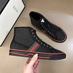 2021 Gucci GG Canvas High Top Sneakers Unisex # 244965